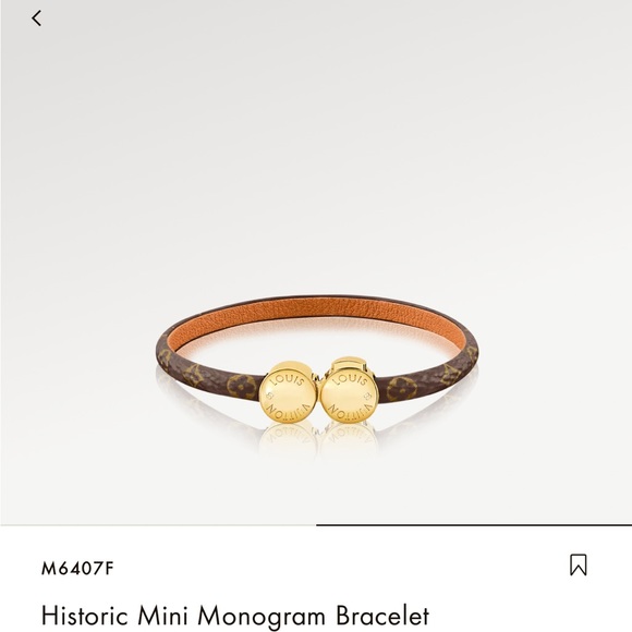 Louis Vuitton Accessories - Authentic LV historic mini monogram bracelet